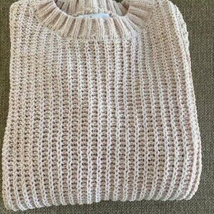 Olive & Oak Soft Pink Sweater Sz Medium